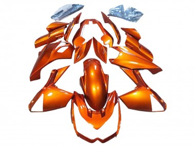 Best 2010-2013 Kawasaki Z1000 Motorcycle Fairings - Burnt Orange