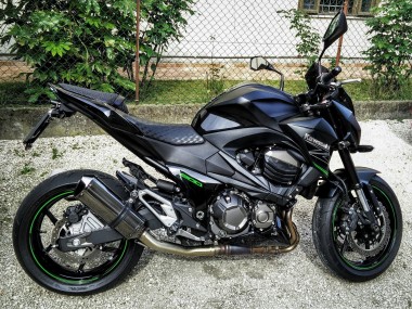 Best 2014-2019 Kawasaki Z1000 Motorcycle Fairings - Black Green