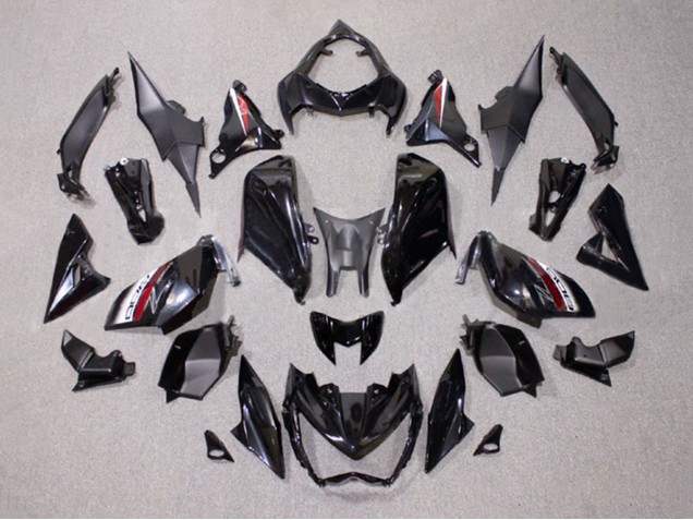 2014-2019 Kawasaki Z1000 Motorcycle Fairings - Glossy Black Red White