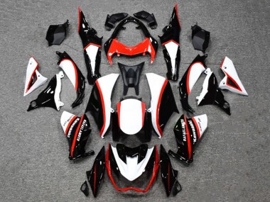 Best 2014-2019 Kawasaki Z1000 Motorcycle Fairings - Glossy Black White Red