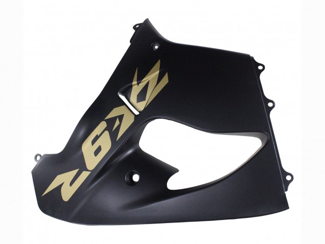 2000-2001 Kawasaki ZX9R Motorcycle Fairings - Matte Black Gold