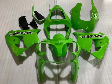Best 2002-2003 Kawasaki ZX9R Motorcycle Fairing - Green Black