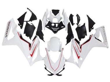 Best 2019-2020 Honda CBR650R Motorcycle Fairings - White Red Black