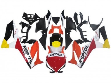 Best 2021-2023 Honda CBR650R Motorcycle Fairings - Orange White Red Yellow Glossy Black Repsol