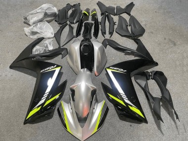 Best 2015-2018 Yamaha YZF R3/R25 Motorcycle Fairings - Silver Yellow Black