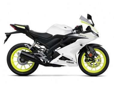 Best 2019-2024 Yamaha YZF R125 Motorcycle Fairings - White Yellow
