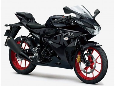 Best 2017-2025 Suzuki GSXR125 Motorcycle Fairings - Black