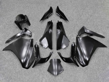 Best 2010-2014 Honda VFR 1200 Motorcycle Fairings - Matte Black Glossy Black