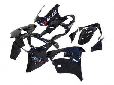 Best 2002-2003 Kawasaki ZX9R Motorcycle Fairings - Glossy Black
