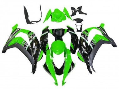 Best 2016-2020 Kawasaki ZX10R Motorcycle Fairings - Green Black Grey
