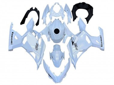 Best 2018-2024 Kawasaki Ninja 400 Motorcycle Fairings - Pearl White