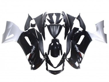 Best 2006-2008 Kawasaki Ninja 650 EX650 Motorcycle Fairings - Glossy Black White