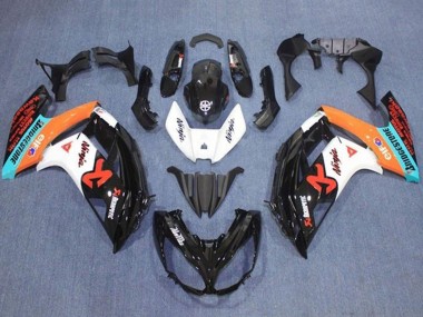Best 2012-2016 Kawasaki Ninja 650 EX650 Motorcycle Fairings - Glossy Black White Orange Blue Red