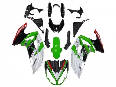 Best 2012-2016 Kawasaki Ninja 650 EX650 Motorcycle Fairings - White Green Black Red Monster
