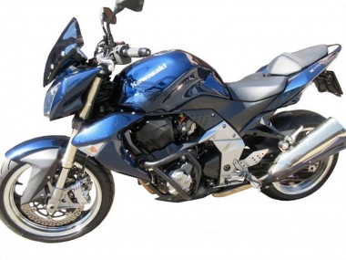 Best 2007-2009 Kawasaki Z1000 Motorcycle Fairings - Blue Silver