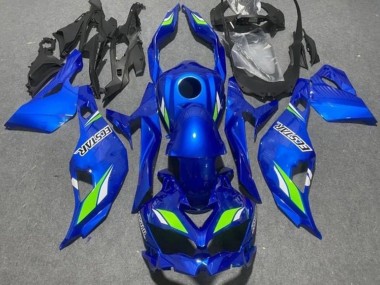 Best 2019-2025 Kawasaki ZX25R ZX-25R Motorcycle Fairings - Blue Green Ecstar