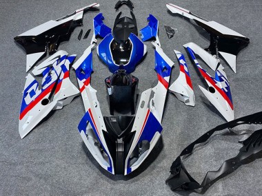 Best 2017-2018 BMW S1000RR Motorcycle Fairings - White Blue Red Glossy Black
