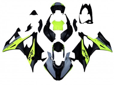 Best 2019-2022 BMW S1000RR Motorcycle Fairings - Matte Black Grey Neon Yellow