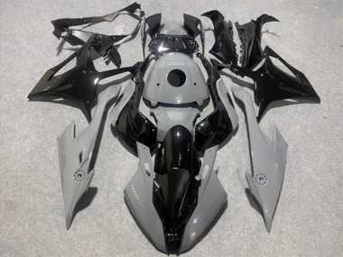 Best 2019-2022 BMW S1000RR Motorcycle Fairings - Grey Black