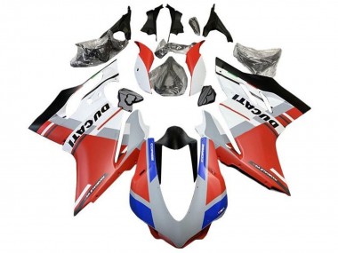 Best 2015-2020 Ducati 959/1299 Motorcycle Fairings - White Red Blue Matte Black