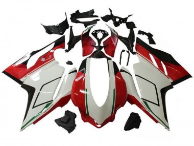Best 2015-2020 Ducati 959/1299 Motorcycle Fairings - White Red Green Glossy Black