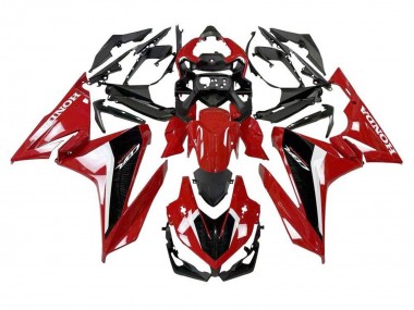 Best 2019-2021 Honda CBR500R Motorcycle Fairing - Red White Black