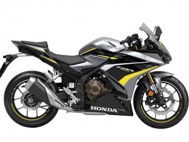 Best 2019-2021 Honda CBR500R Motorcycle Fairings - Silver Glossy Black Yellow