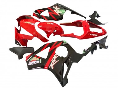 Best 2000-2001 Honda CBR900RR 929 Motorcycle Fairings - Red Matte Black Glossy Black