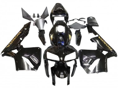 Best 2005-2006 Honda CBR600RR Motorcycle Fairings - Black Gold