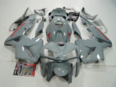 Best 2005-2006 Honda CBR600RR Motorcycle Fairings - Nardo Grey Red