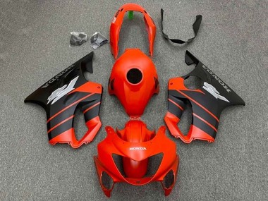 Best 2004-2007 Honda CBR600 F4i Motorcycle Fairings - Red Matte Black