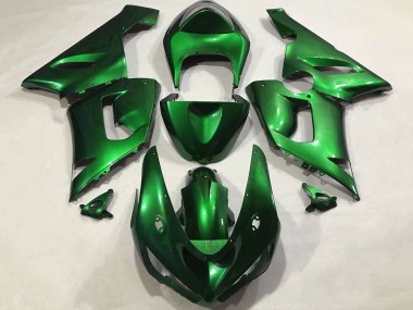 Best 2005-2006 Kawasaki ZX6R Motorcycle Fairings - Candy Green