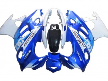 Best 2004-2006 Suzuki GSX600F/GSX750F Motorcycle Fairings - White Blue DC