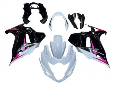 Best 2008-2013 Suzuki GSX650F Motorcycle Fairings - White Black Pink