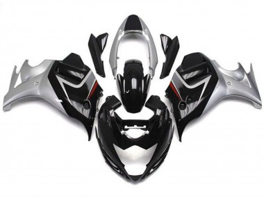 Best 2008-2013 Suzuki GSX650F Motorcycle Fairings - Glossy Black Silver