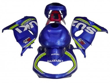 Best 1998-2003 Suzuki TL1000R Motorcycle Fairings - Blue White Neon Yellow