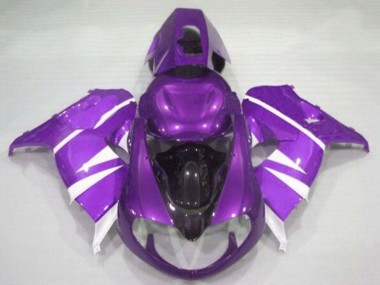 Best 1998-2003 Suzuki TL1000R Motorcycle Fairings - Purple White Black