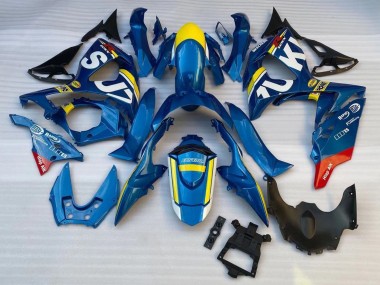 Best 2009-2016 Suzuki GSXR 1000 Motorcycle Fairings - Blue Yellow White Red