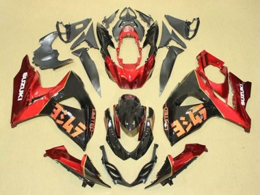 Best 2009-2016 Suzuki GSXR 1000 Motorcycle Fairing Kits - Red Black