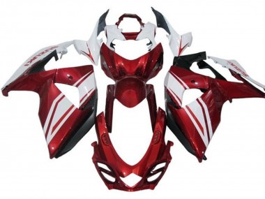 Best 2009-2016 Suzuki GSXR 1000 Motorcycle Fairings - White Red