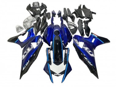 Best 2021-2024 Yamaha YZF R7 Motorcycle Fairings - Blue Black Light Blue