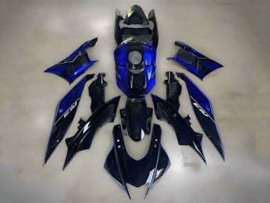 Best 2019-2021 Yamaha YZF R3/R25 Motorcycle Fairings - Blue Glossy Dark Blue