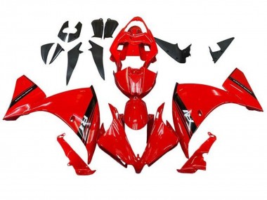 Best 2009-2011 Yamaha YZF 1000 R1 Motorcycle Fairings - Red Black Stripe
