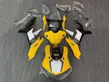 Best 2015-2019 Yamaha YZF 1000 R1 Motorcycle Fairing Kits - Yellow White Black