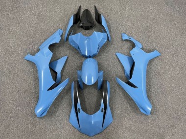 Best 2020-2025 Yamaha YZF 1000 R1 Motorcycle Fairings - Light Blue Glossy Black