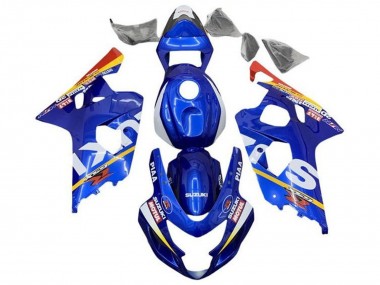 Best 2004-2005 Suzuki GSXR 600 / GSXR 750 Motorcycle Fairings - Blue White Yellow Red