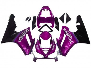Best 2009-2012 Triumph Daytona 675 Triple Motorcycle Fairings - Purple Glossy Black