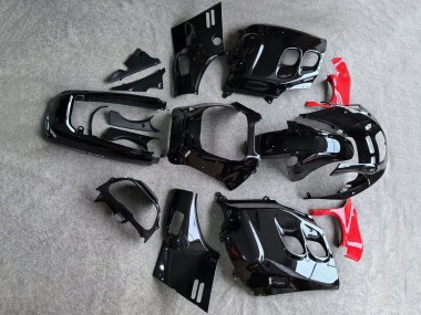 Best 1987-1988 Honda CBR1000F Hurricane Motorcycle Fairings - Glossy Black Red