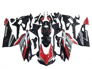 Best 2017-2022 Honda CBR250RR Motorcycle Fairings - Red Silver Glossy Black