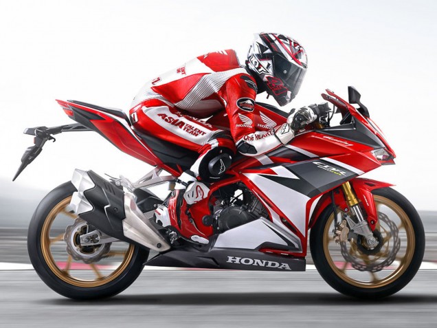 2017-2022 Honda CBR250RR Motorcycle Fairings - White Red Matte Black